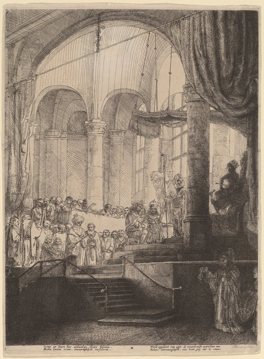 Medea nebo svatba Jasona a Creusy od Rembrandt van Rijn