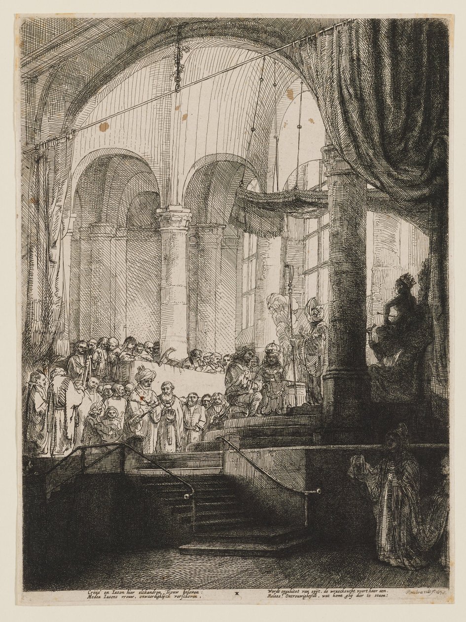 Medea: aneb Svatba Jásona a Kreusy od Rembrandt van Rijn
