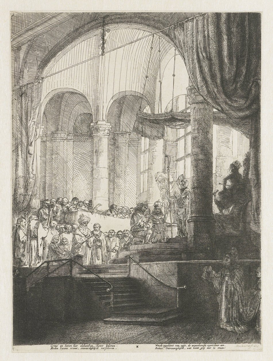 Médea: aneb svatba Jasona a Creusy od Rembrandt van Rijn