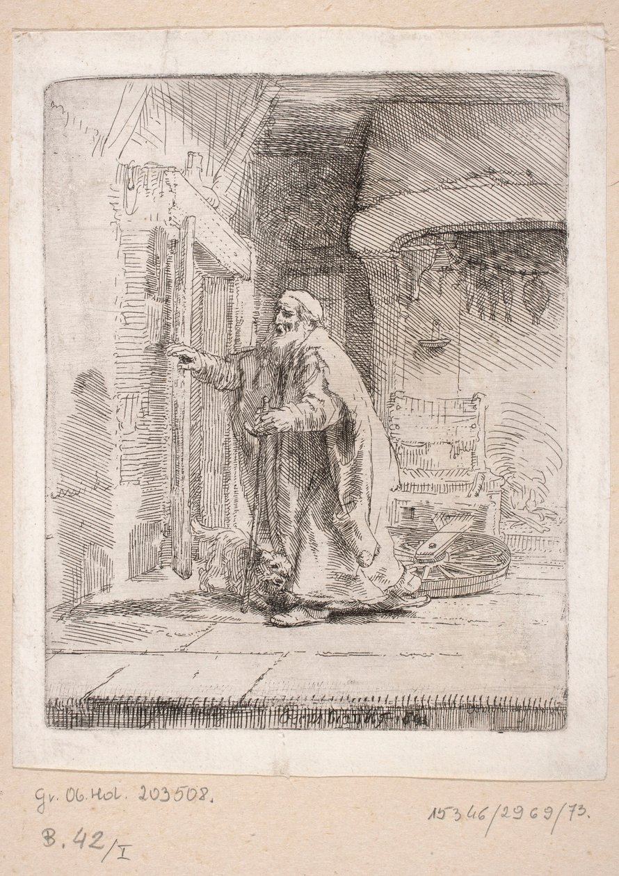 Tobias, který oslepl od Rembrandt van Rijn