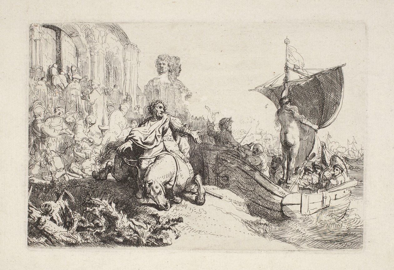 Loď Fortuny od Rembrandt van Rijn