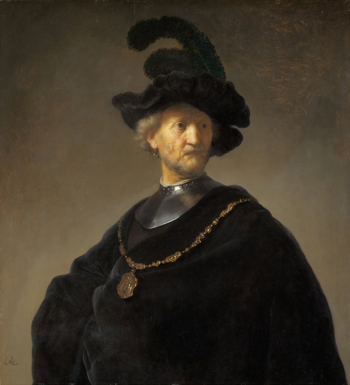 Starý muž se zlatým řetězem, 1631. od Rembrandt van Rijn
