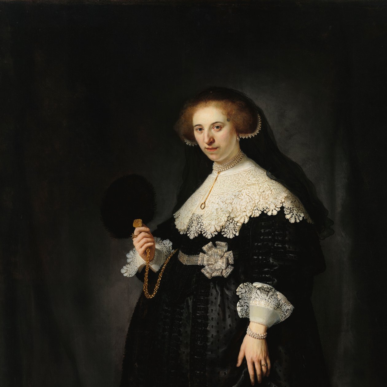 Oopjen Coppit Portrét Oopjena Coppita od Rembrandt van Rijn