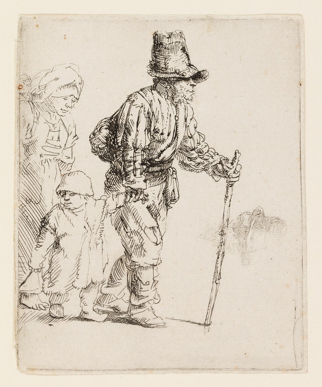 Selská rodina na vandru od Rembrandt van Rijn