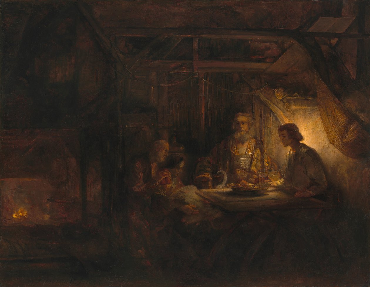 Filemon a Baucis od Rembrandt van Rijn