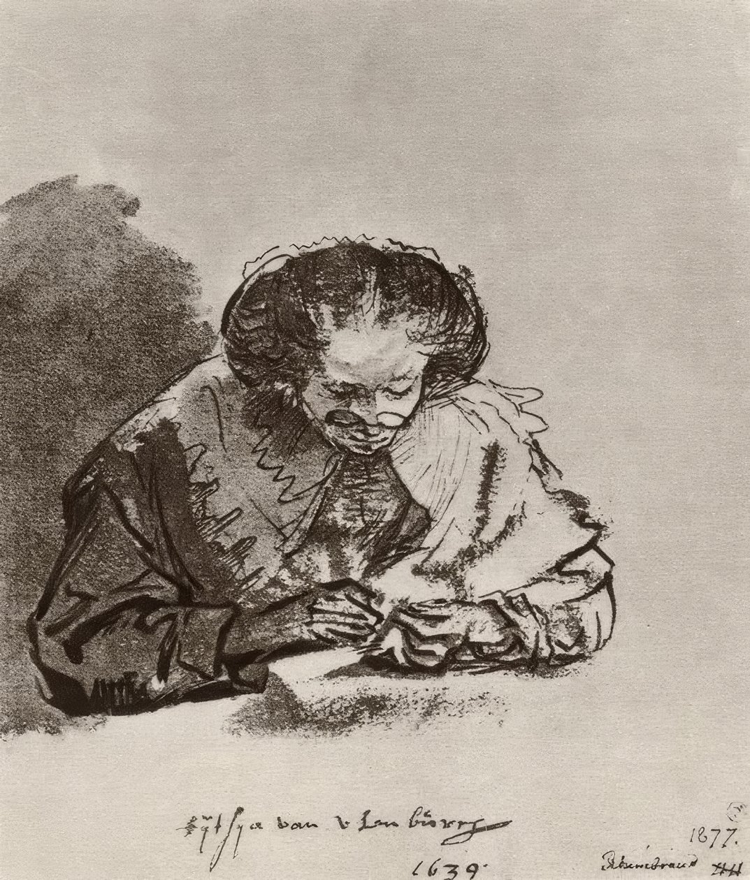 Portrét Titia van Uylenburgh od Rembrandt van Rijn