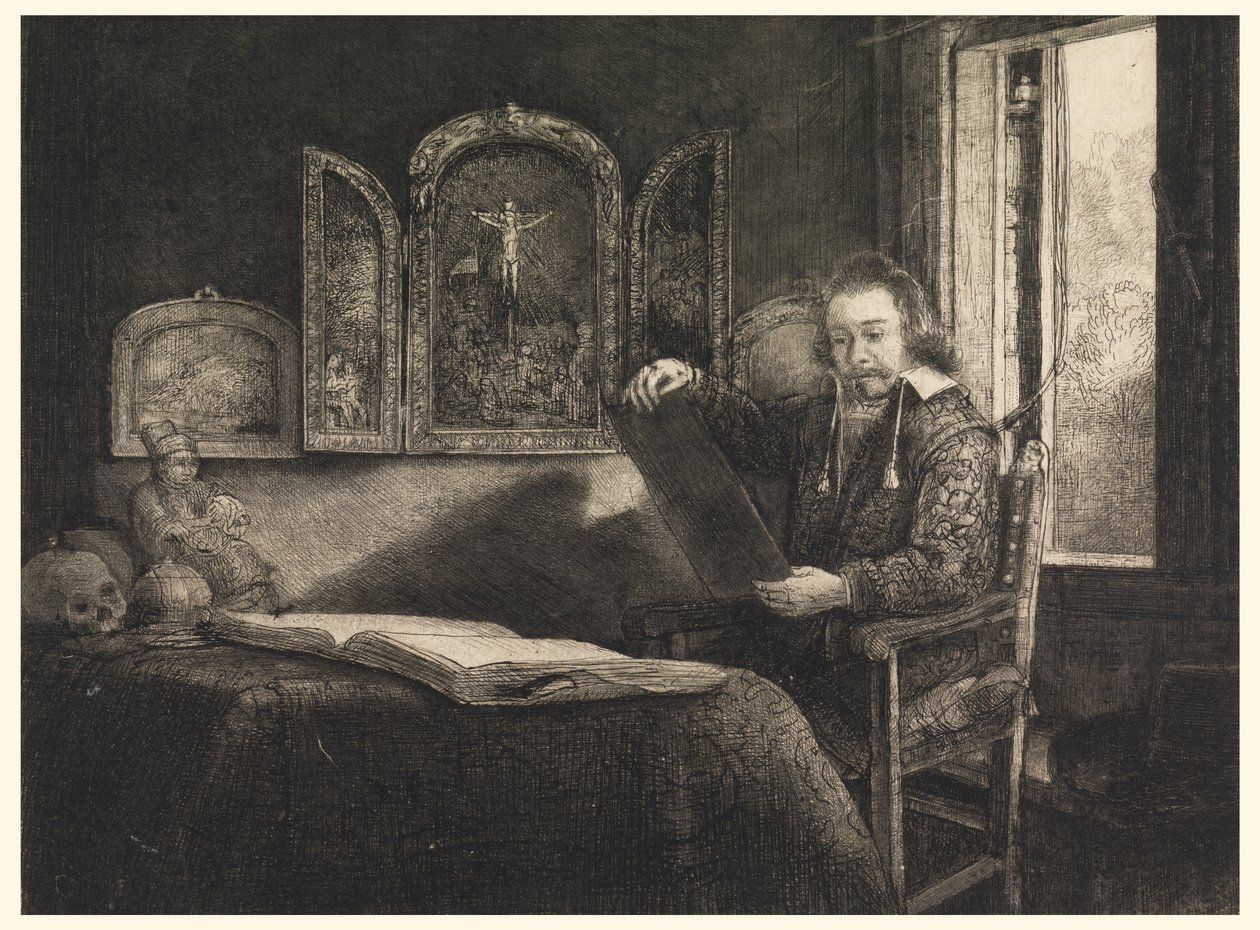 Portrét Abrahama Frenche od Rembrandt van Rijn
