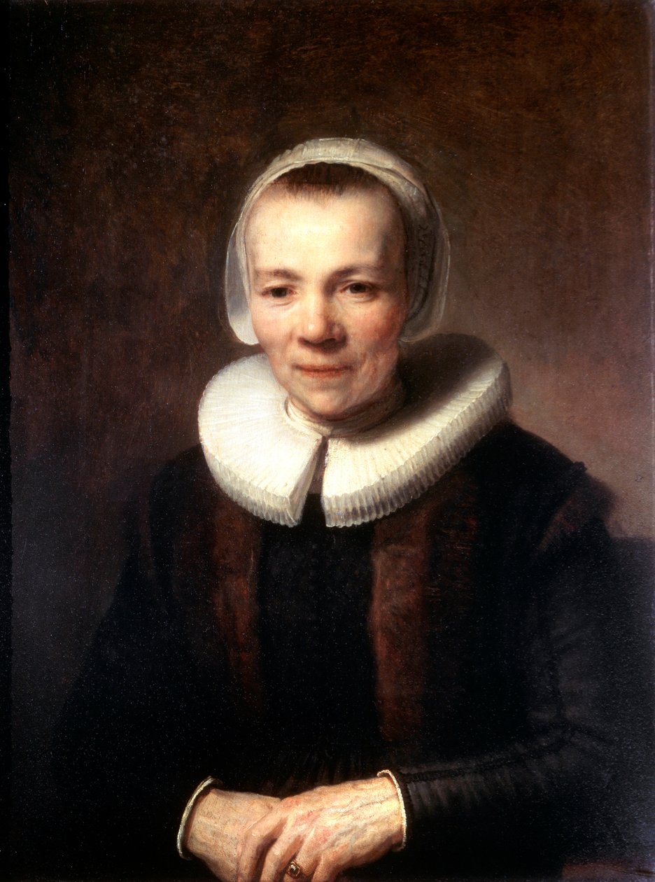 Portrét Baartje Martens-Doomer, c1640 od Rembrandt van Rijn