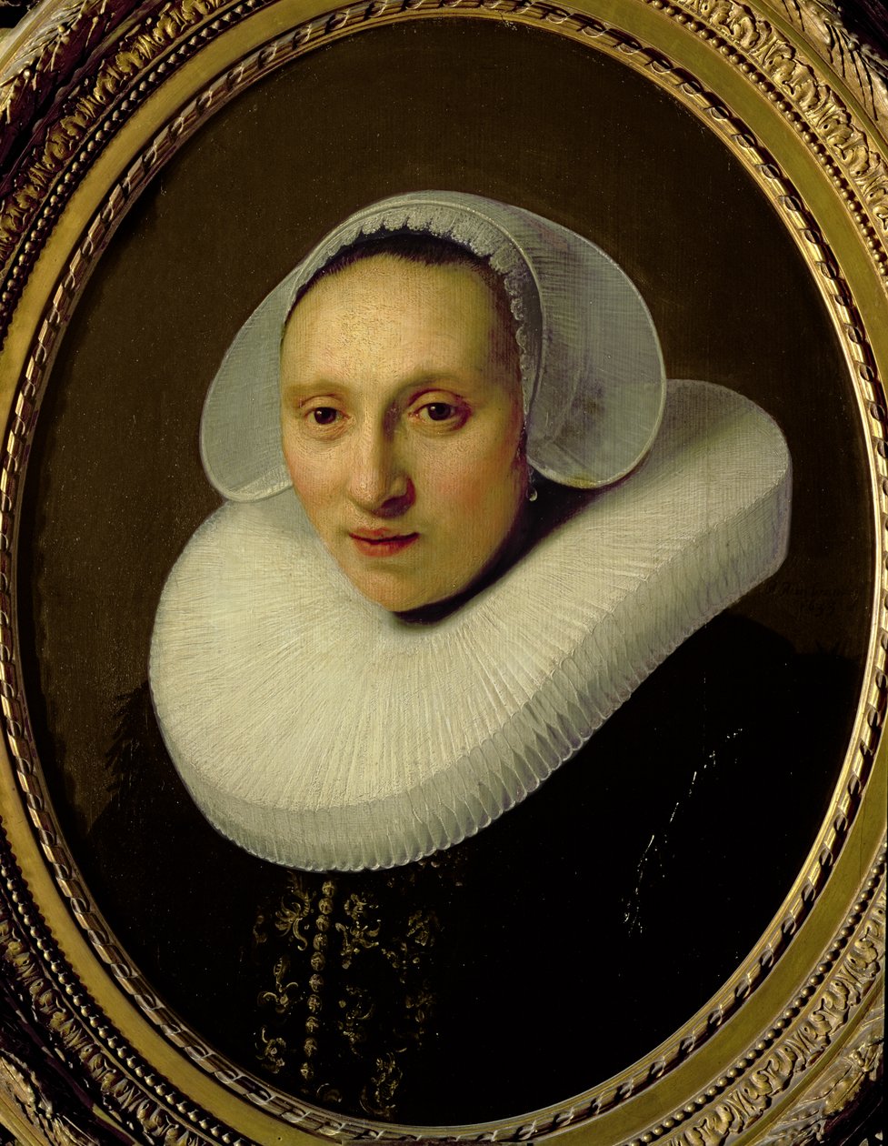 Portrét Cornelie Pronck, manželky Alberta Cuypera, ve věku 33 let, 1633 od Rembrandt van Rijn