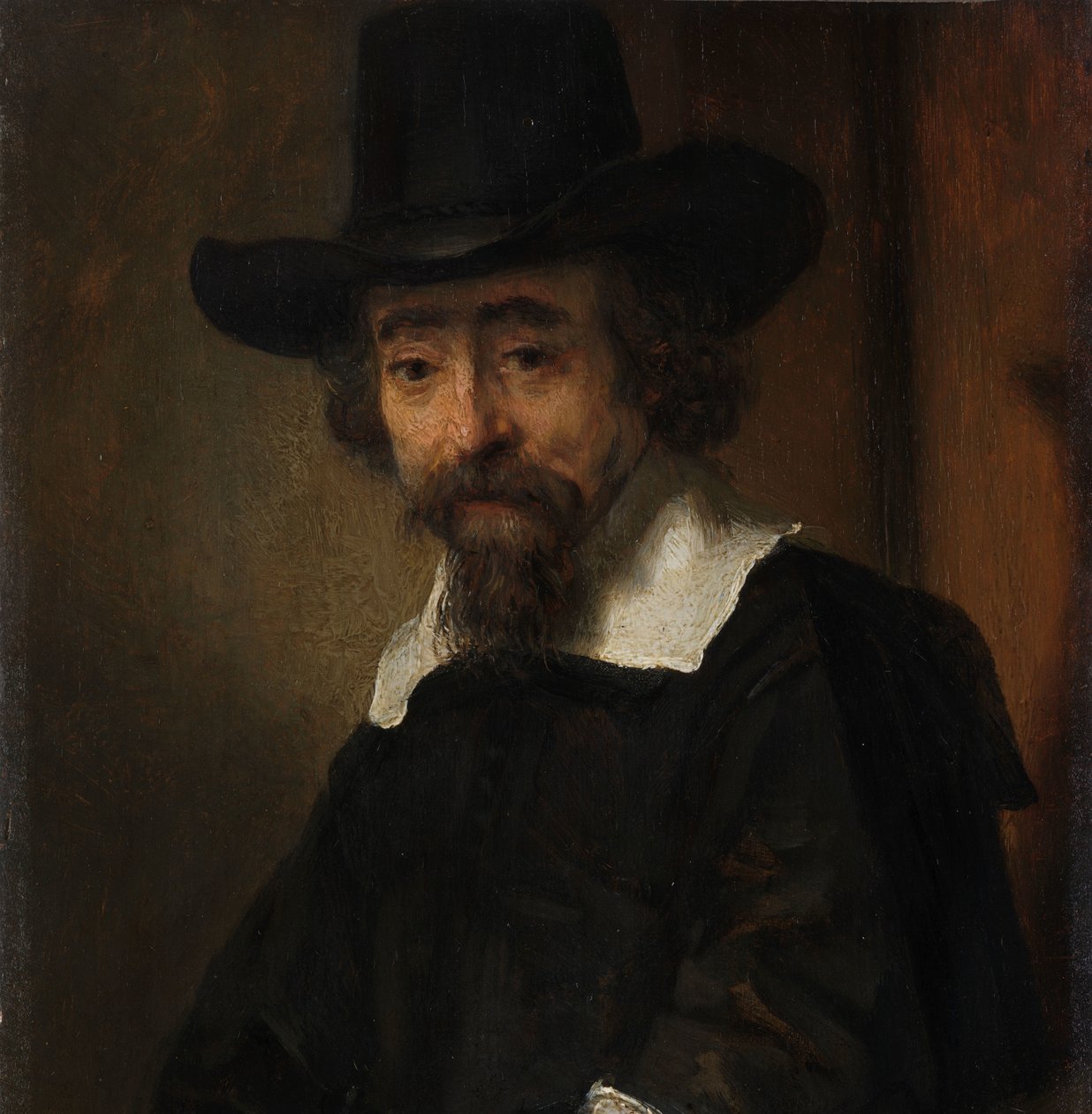 Portrét Ephraima Wella Portrét Dr. Ephraima Wella od Rembrandt van Rijn