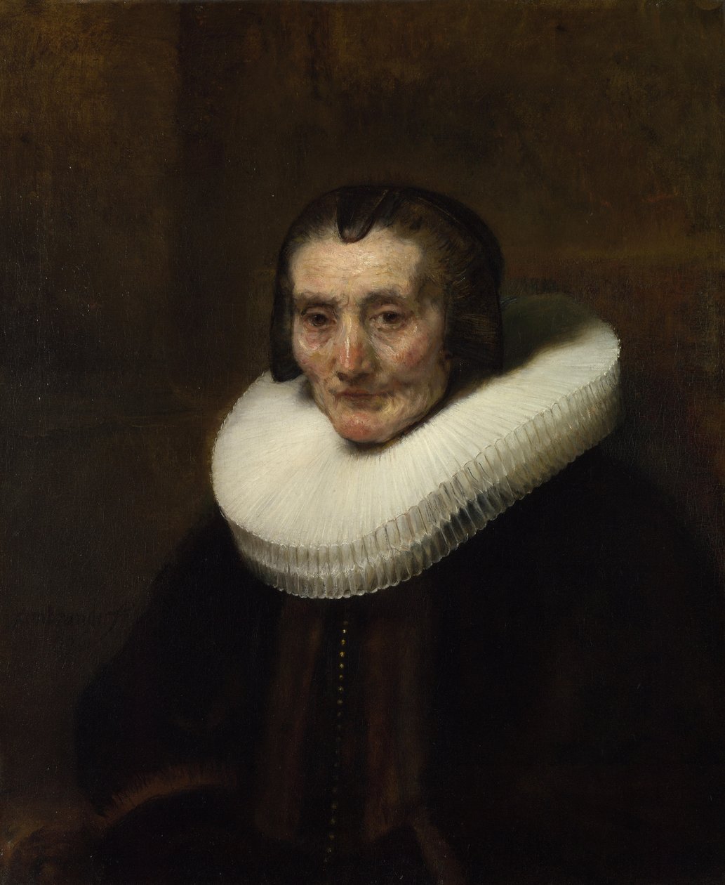 Portrét Margarethy de Geer, manželky Jacoba Tripa, 1661 od Rembrandt van Rijn