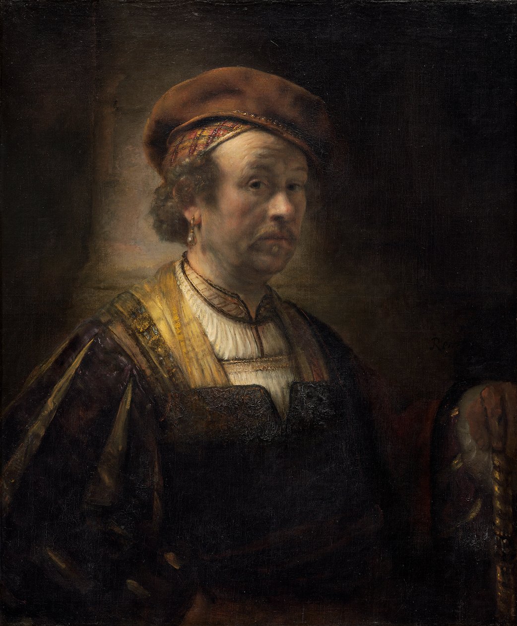Portrét Rembrandta, 1650 od Rembrandt van Rijn