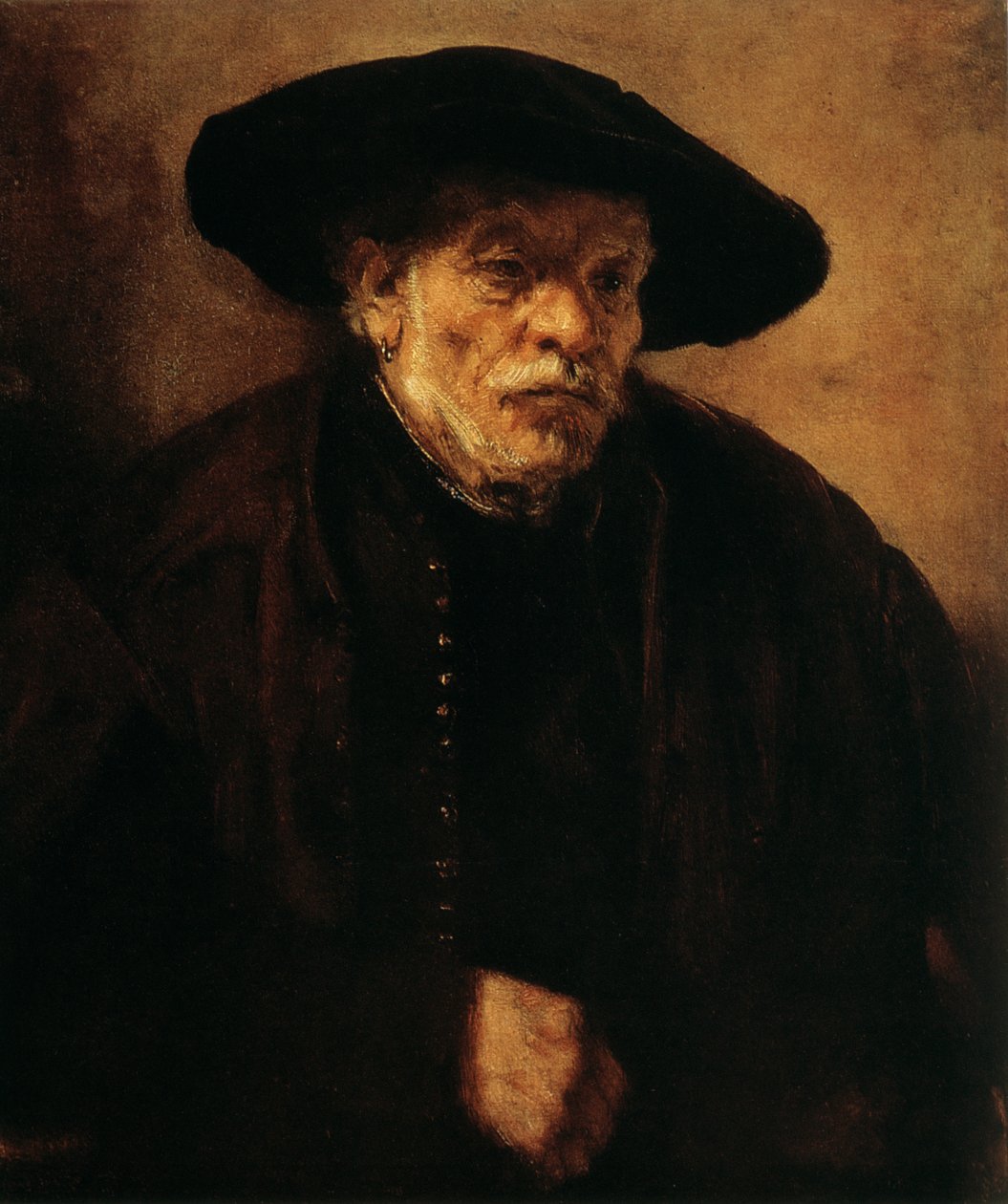 Portrét bratra Rembrandta, Adrien van Rijn, 1654 od Rembrandt van Rijn