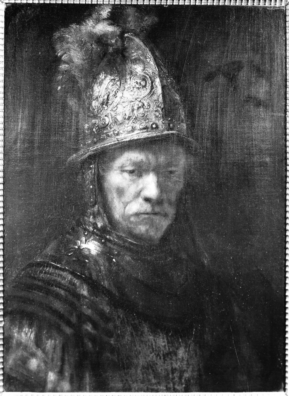 Portrét muže se zlatou přilbou, 1648 od Rembrandt van Rijn