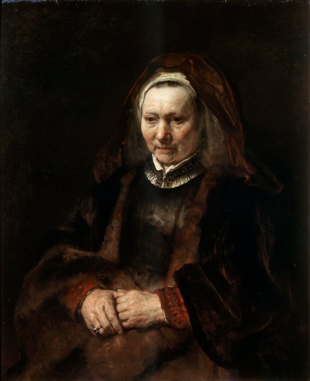 Portrét starší ženy, 1650-1652. od Rembrandt van Rijn