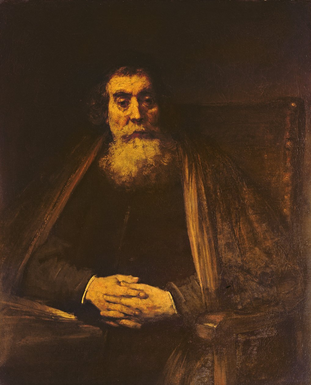 Portrét starého muže od Rembrandt van Rijn