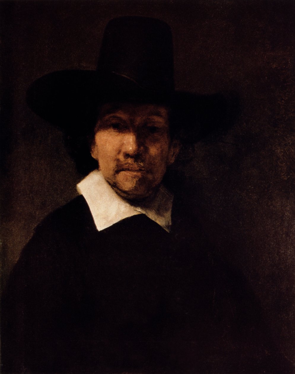 Portrét básníka Jeremiáše de Decker, c1666 od Rembrandt van Rijn