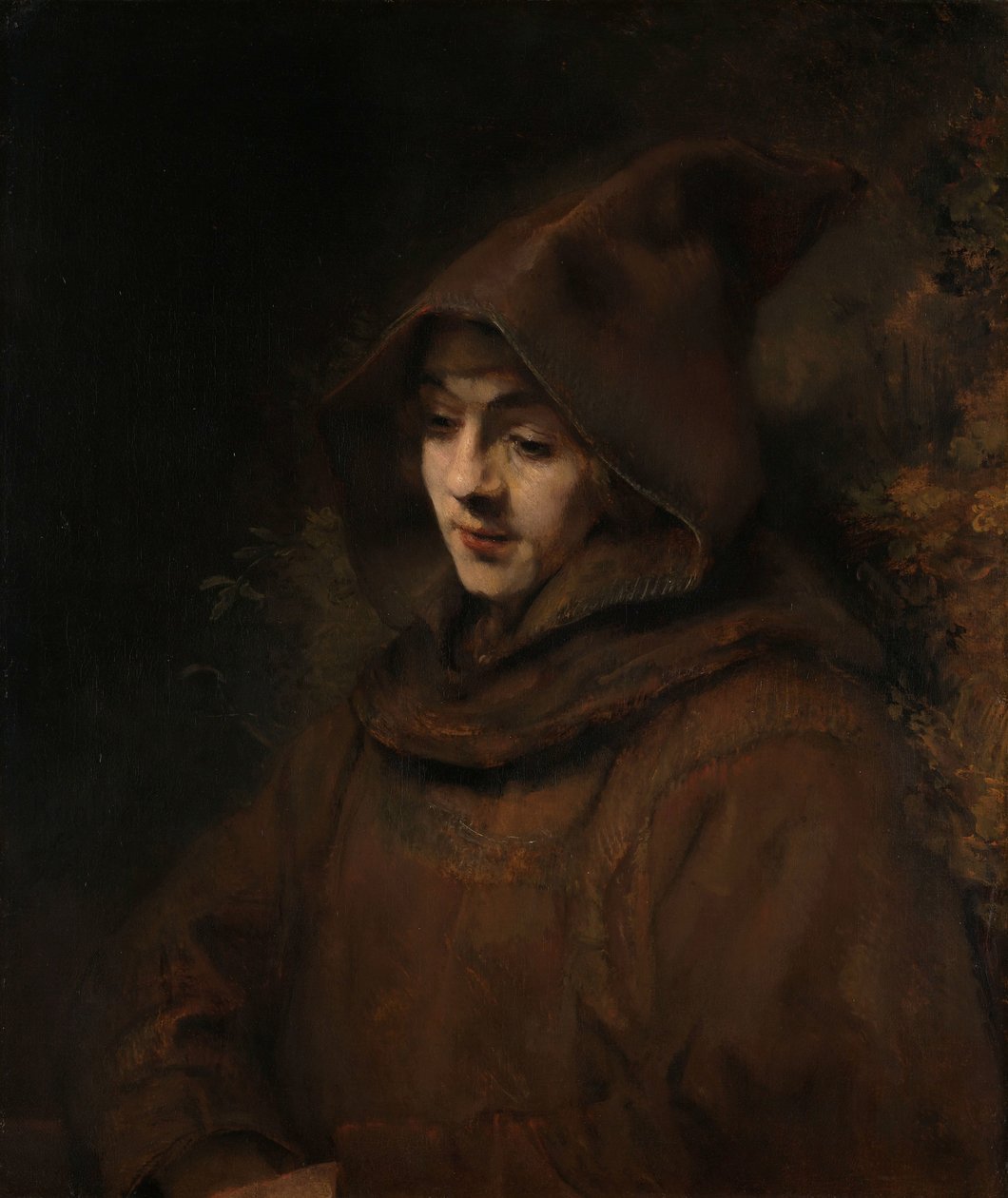 Rembrandtův syn Titus v mnišském zvyku Titus v Monk