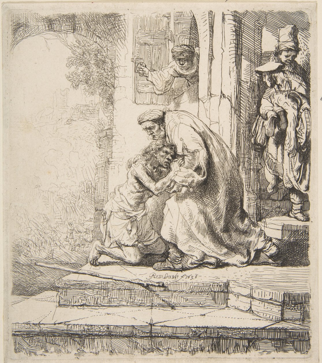 Návrat marnotratného syna, 1620-69. od Rembrandt van Rijn