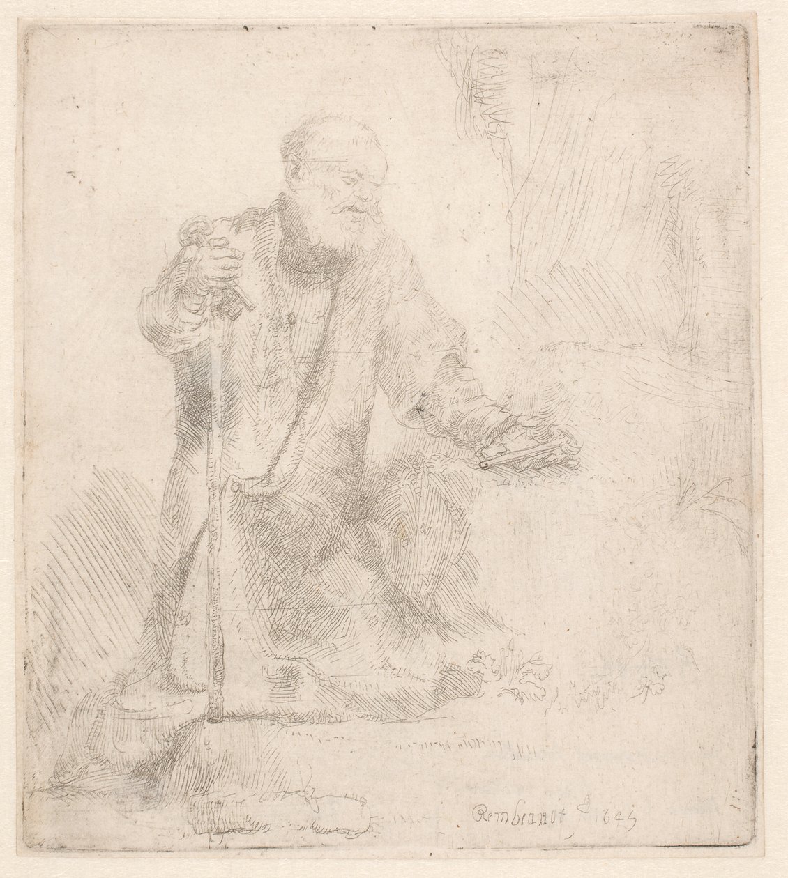Svatý Petr v pokání od Rembrandt van Rijn
