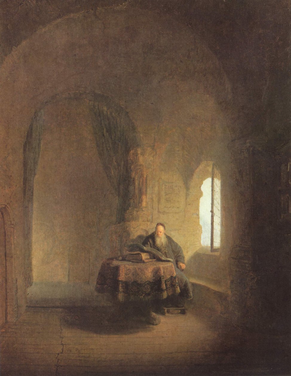 Svatý Anastasius, kolem roku 1660 od Rembrandt van Rijn