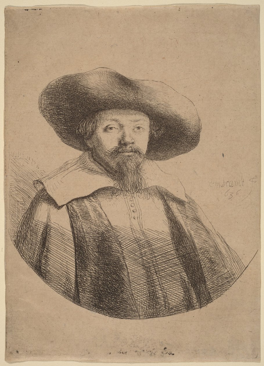 Samuel Menasseh ben Israel od Rembrandt van Rijn