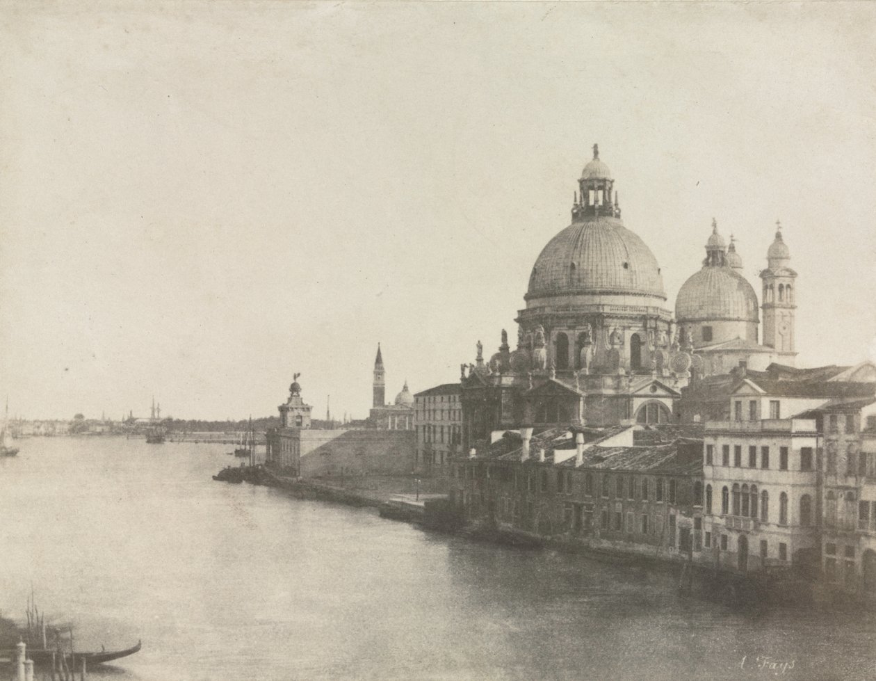 Santa Maria della Salute, Pohled na Canal Grande, Benátky od Rembrandt van Rijn