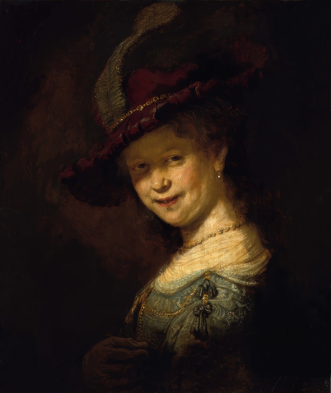 Saskia van Uylenburgh jako dívka od Rembrandt van Rijn