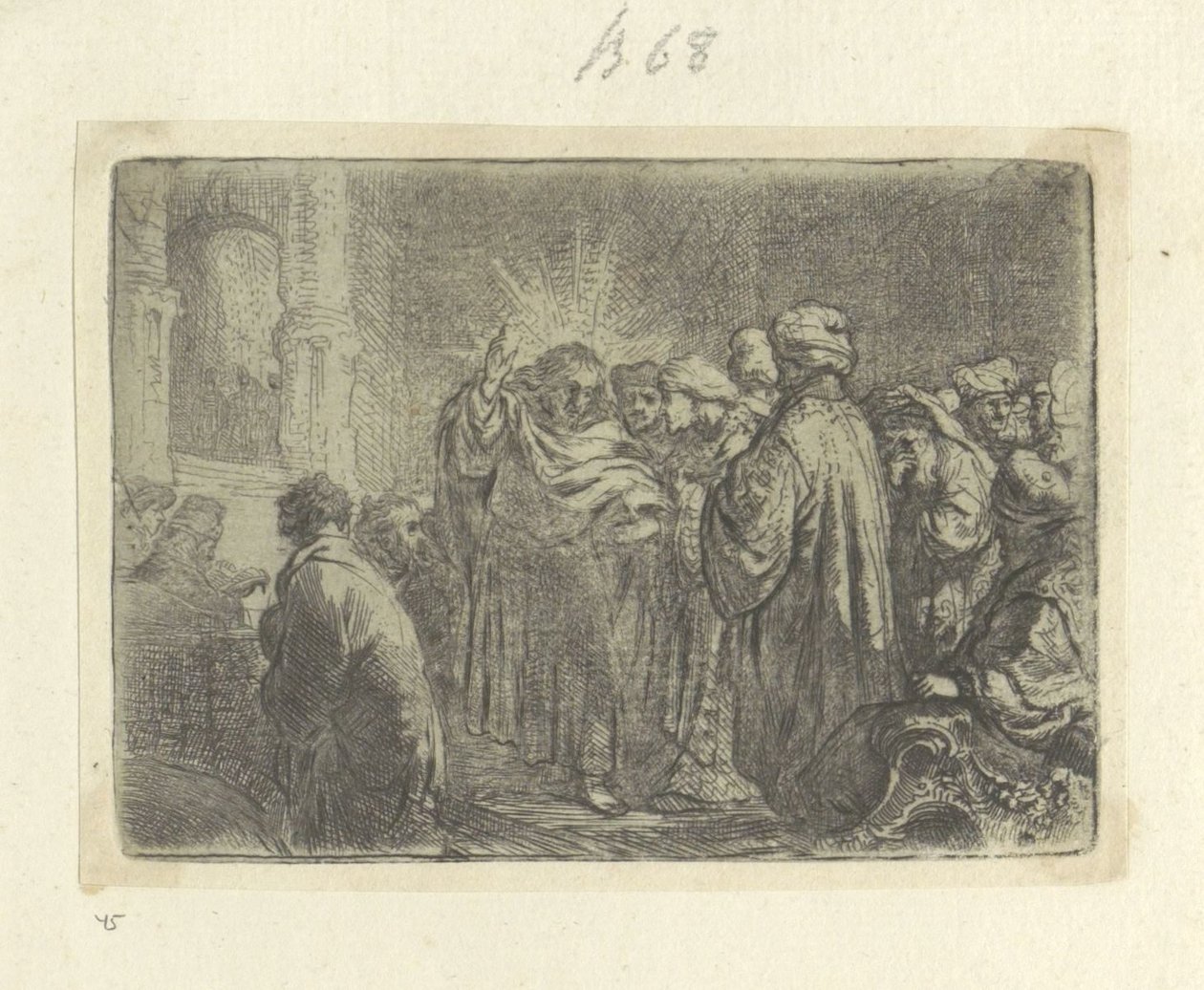 Schatpenning Kolekce osmdesáti pěti původních tisků (název série) od Rembrandt van Rijn