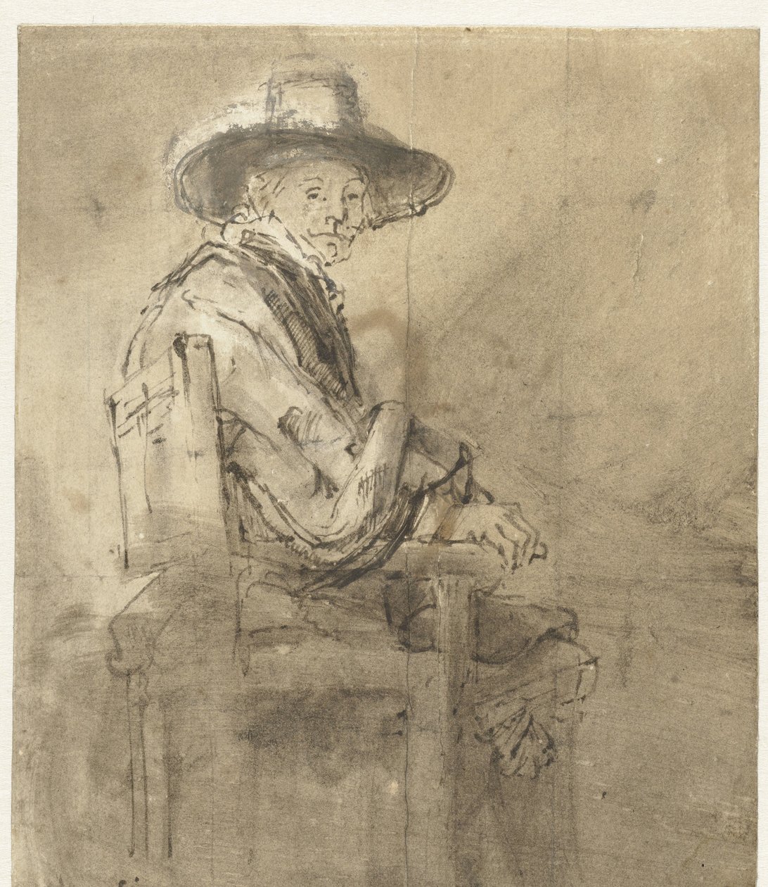 Sedící syndik: Jacob van Loon Syndik cechu soukeníků, Jacob van Loon, sedící od Rembrandt van Rijn