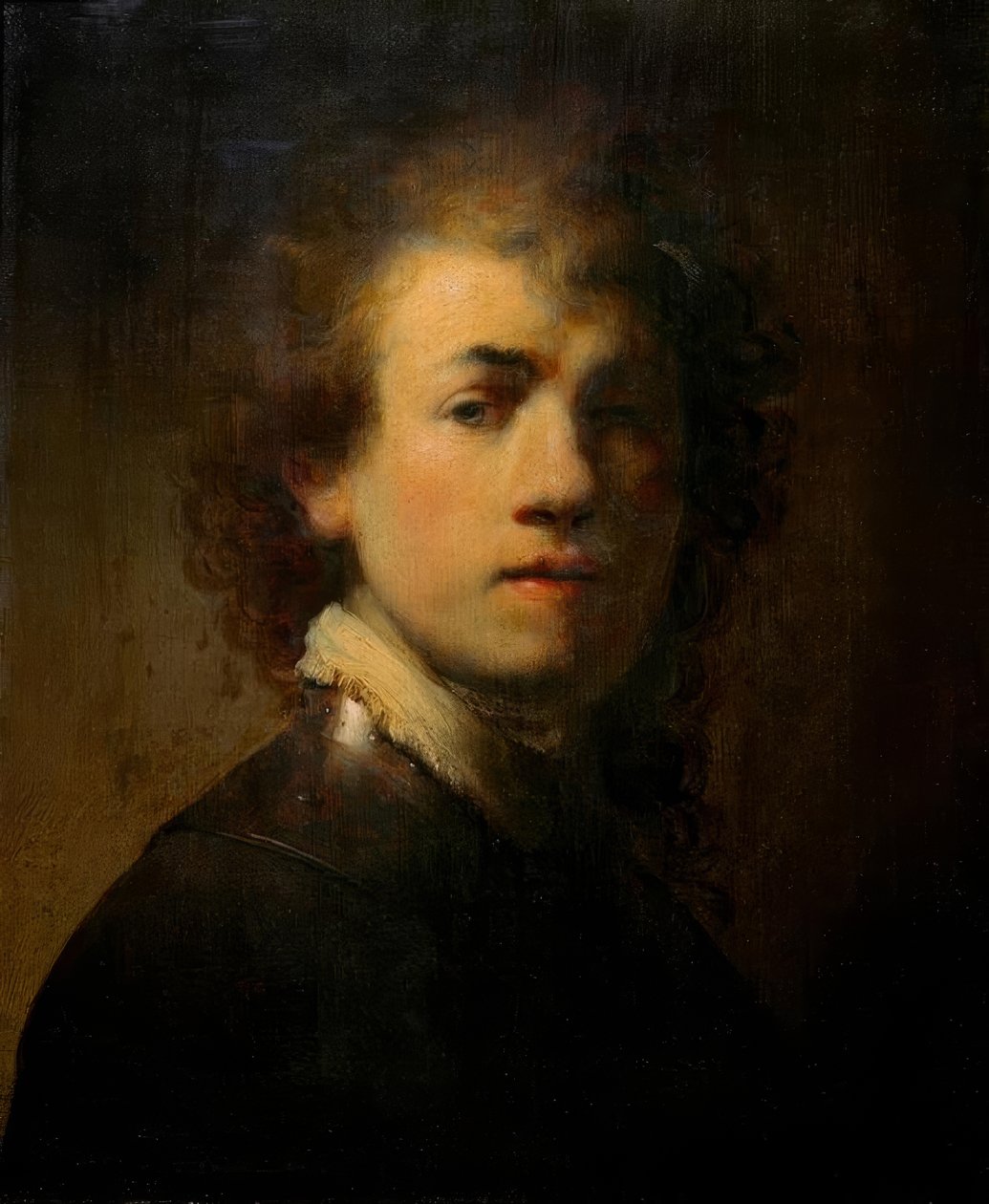 Autoportrét s náhrdelníkem od Rembrandt van Rijn