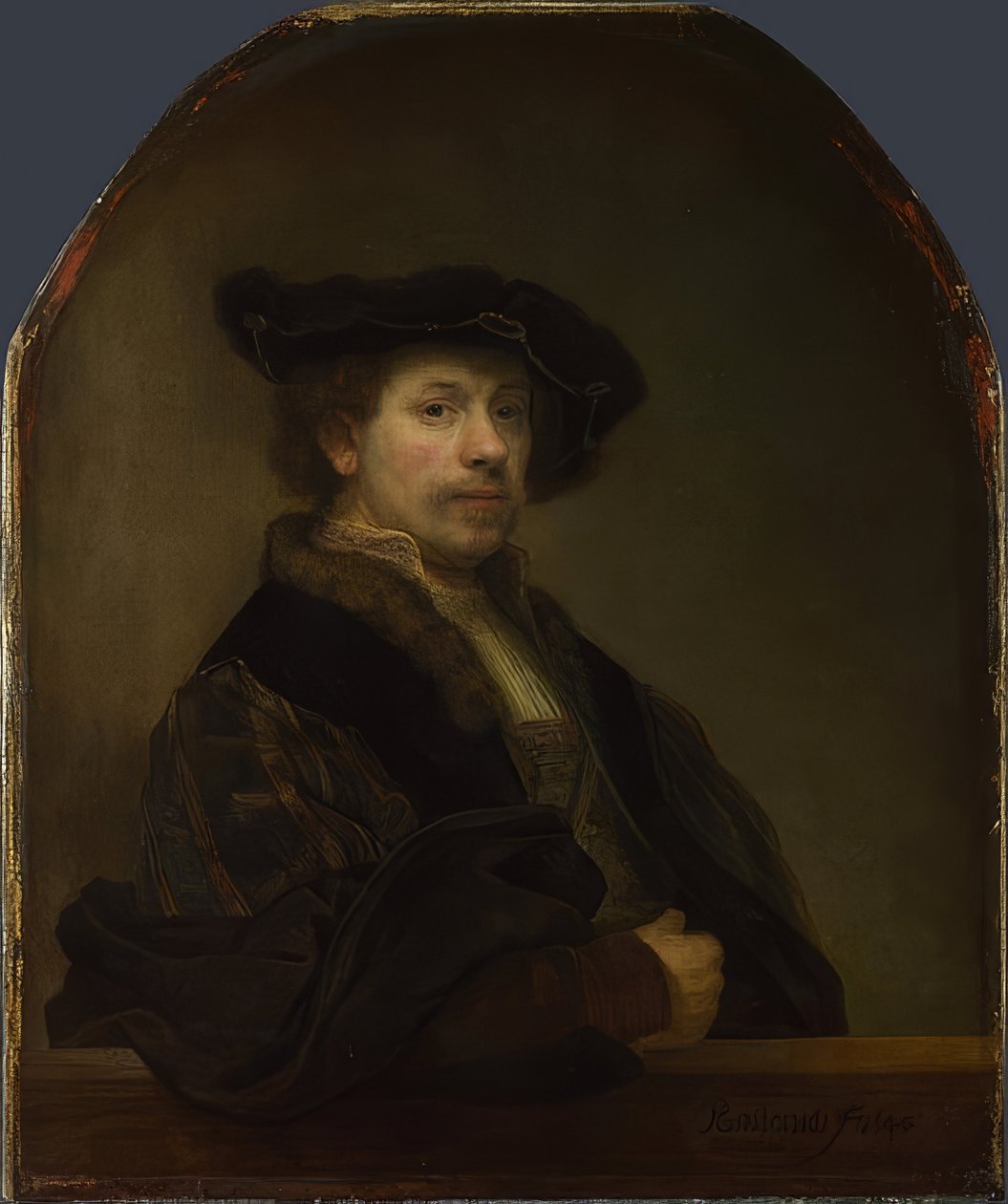 Autoportrét ve 34 letech. 1640 od Rembrandt van Rijn