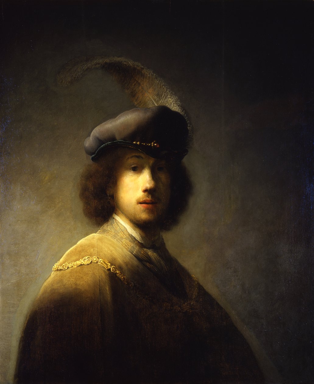 Autoportrét, 23 let, 1629 od Rembrandt van Rijn