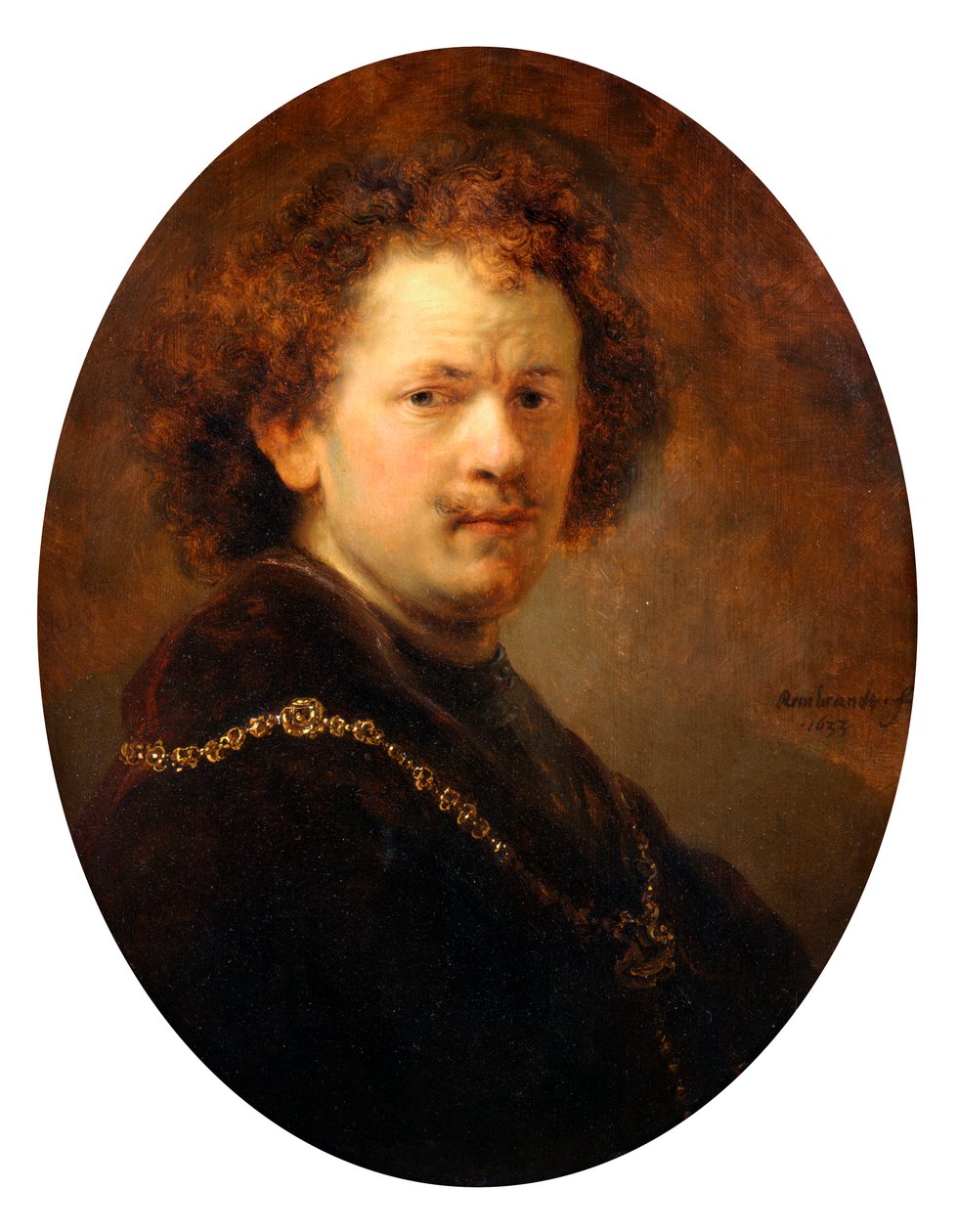 Autoportrét, 1633 od Rembrandt van Rijn