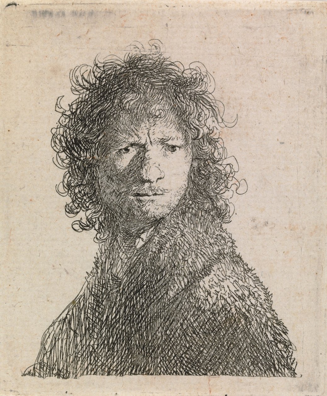 Autoportrét, zamračený od Rembrandt van Rijn
