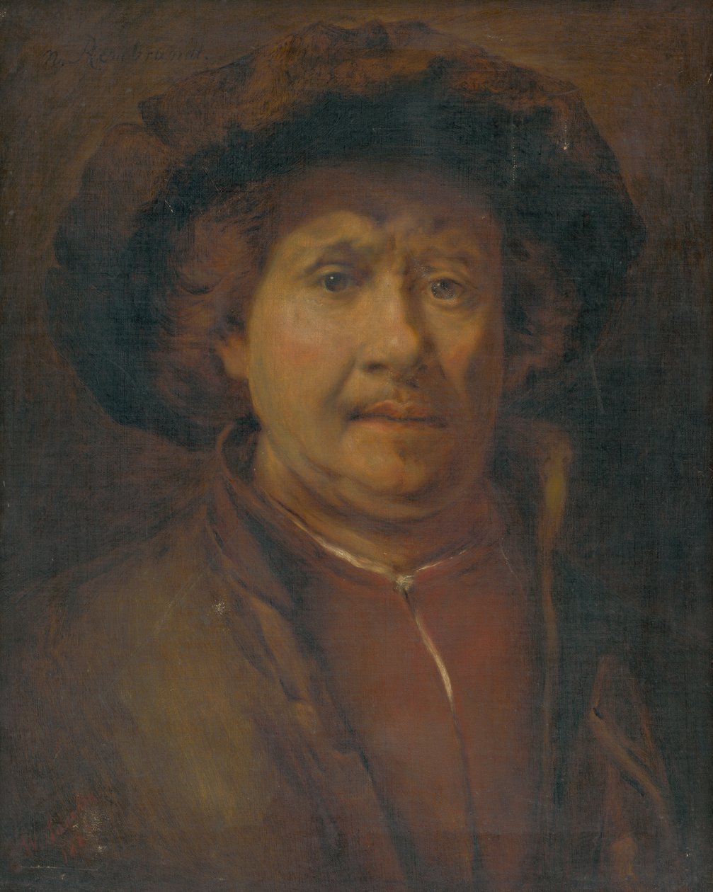 Autoportrét od Rembrandt van Rijn