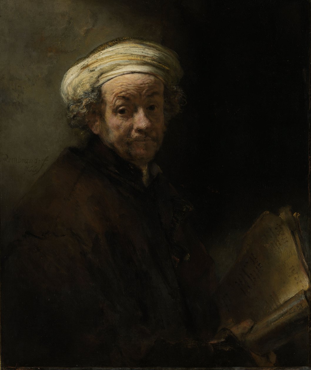 Autoportrét jako apoštol Pavel, 1661 od Rembrandt van Rijn