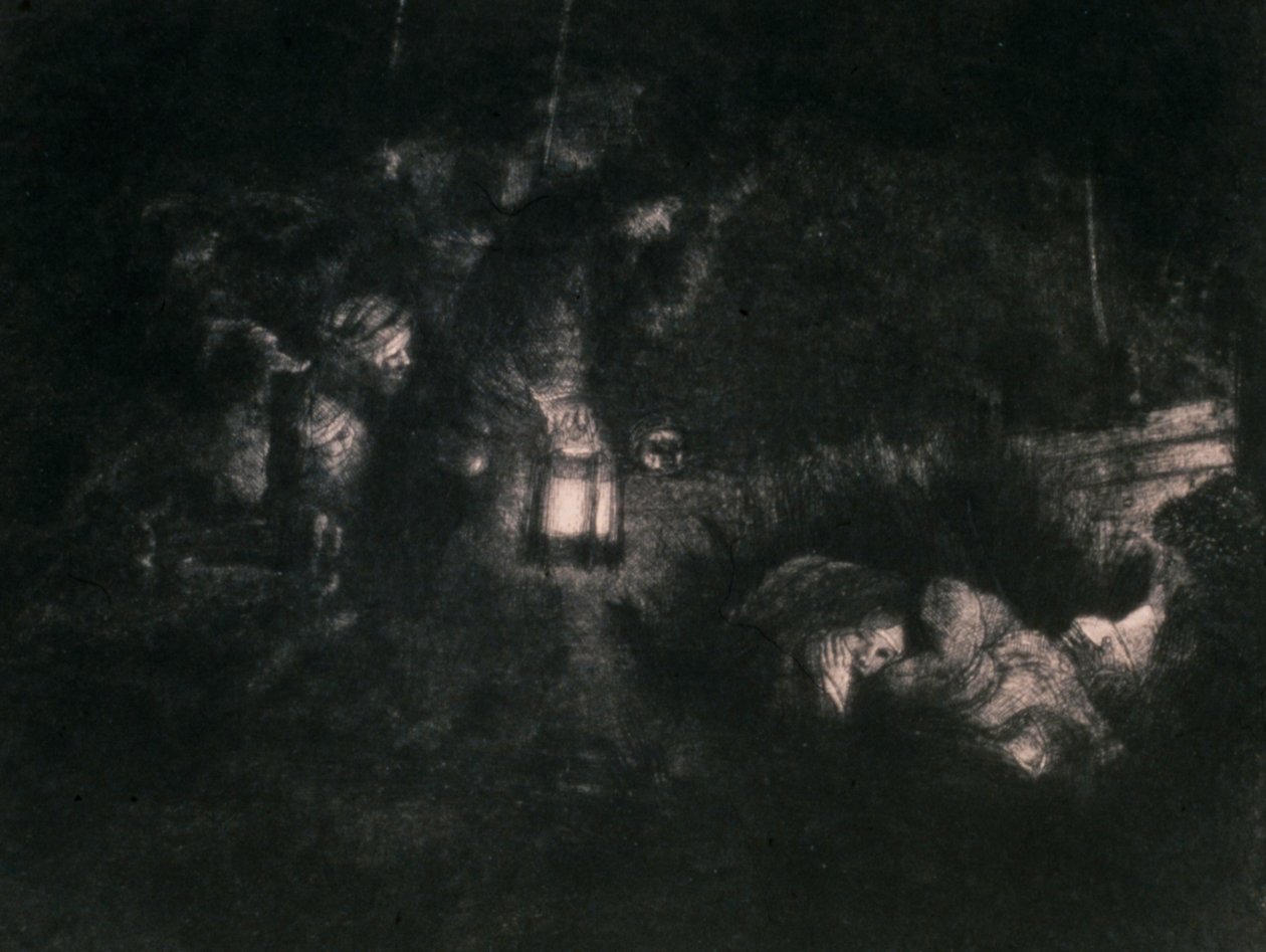 Klanění pastýřů od Rembrandt van Rijn