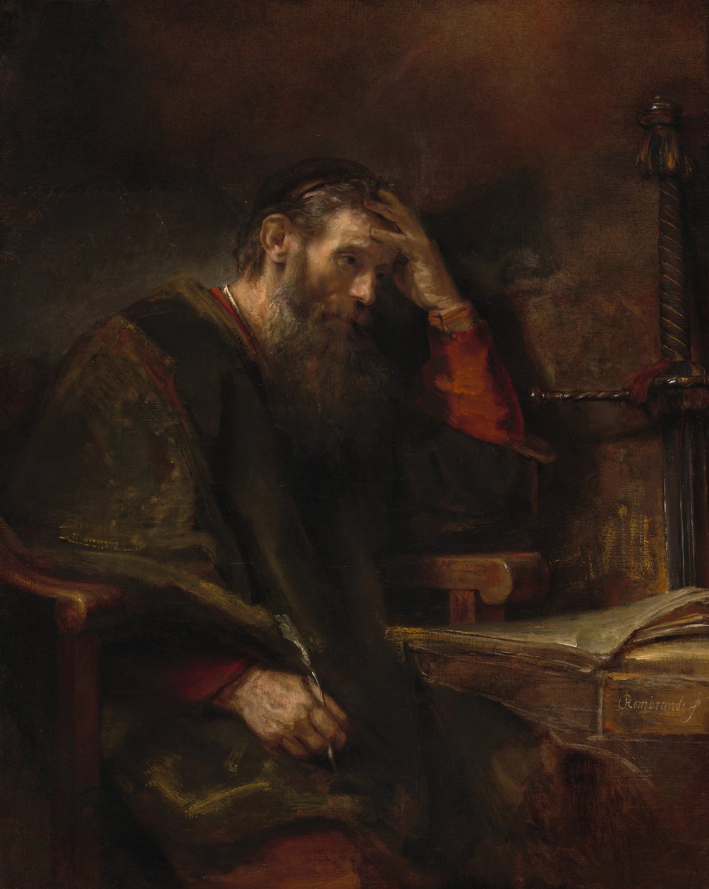 Apoštol Pavel od Rembrandt van Rijn