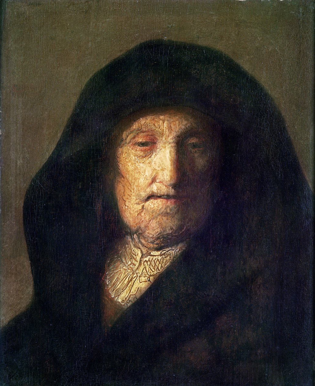 Umělcova matka (olej) od Rembrandt van Rijn