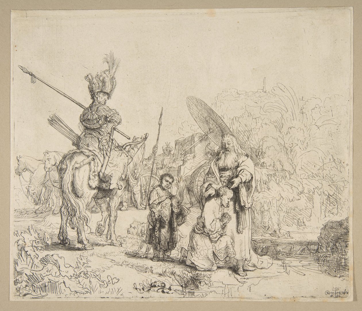 Křest eunucha, 1641. od Rembrandt van Rijn