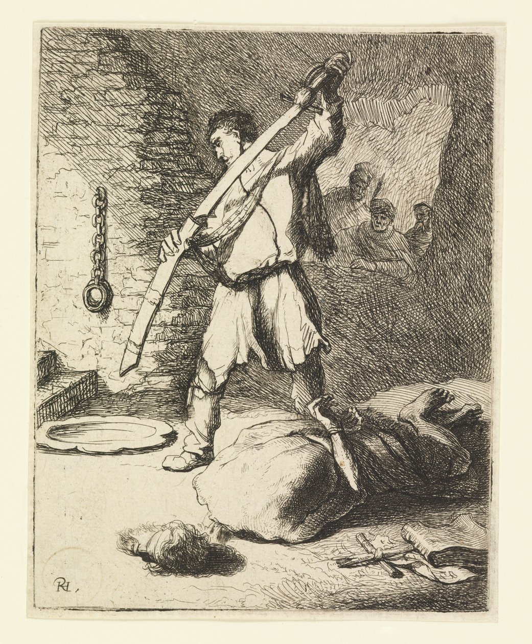 Stětí Jana Křtitele od Rembrandt van Rijn