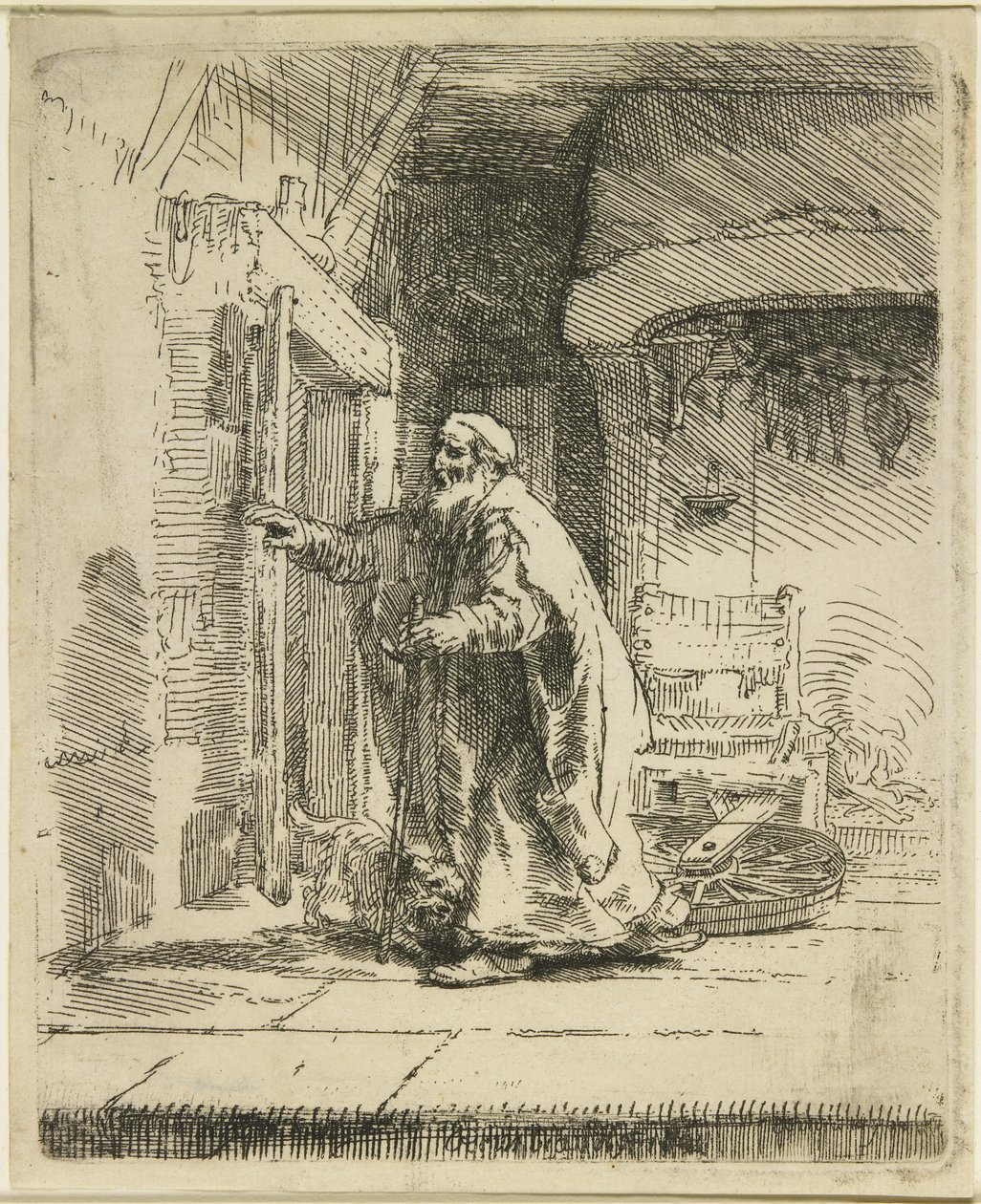 Slepota Tobita, 1651 od Rembrandt van Rijn