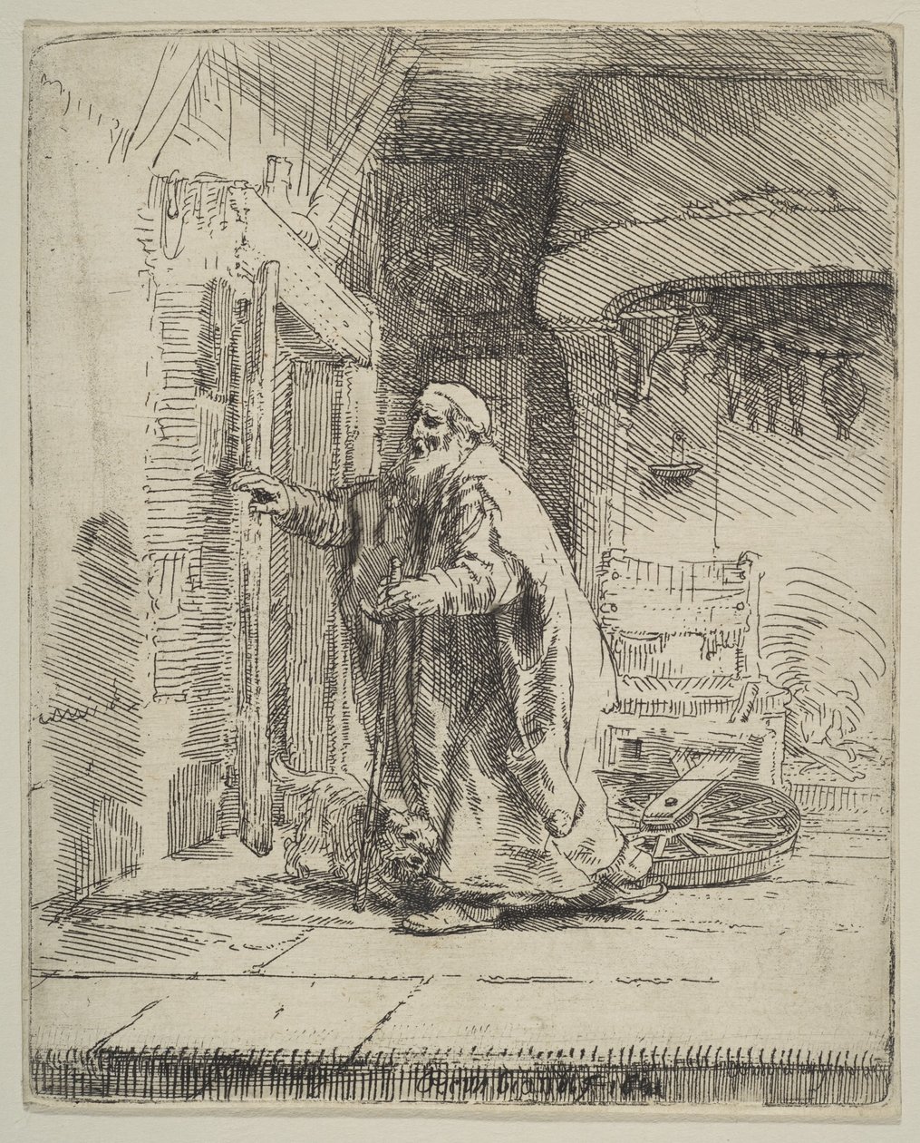 Slepota Tobita, 1651. od Rembrandt van Rijn