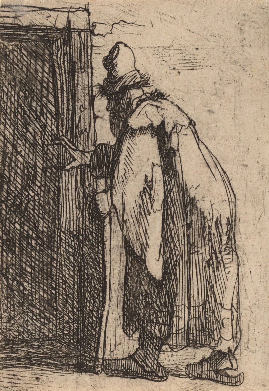 The Blindness of Tobit: a Sketch, c. 1629. od Rembrandt van Rijn