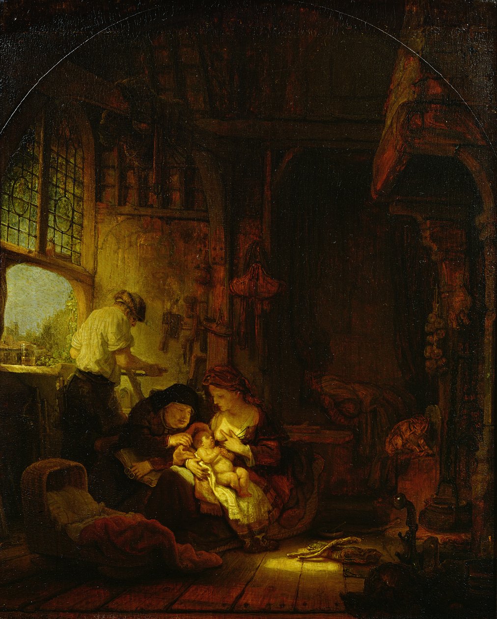 Tesařství, 1640 od Rembrandt van Rijn