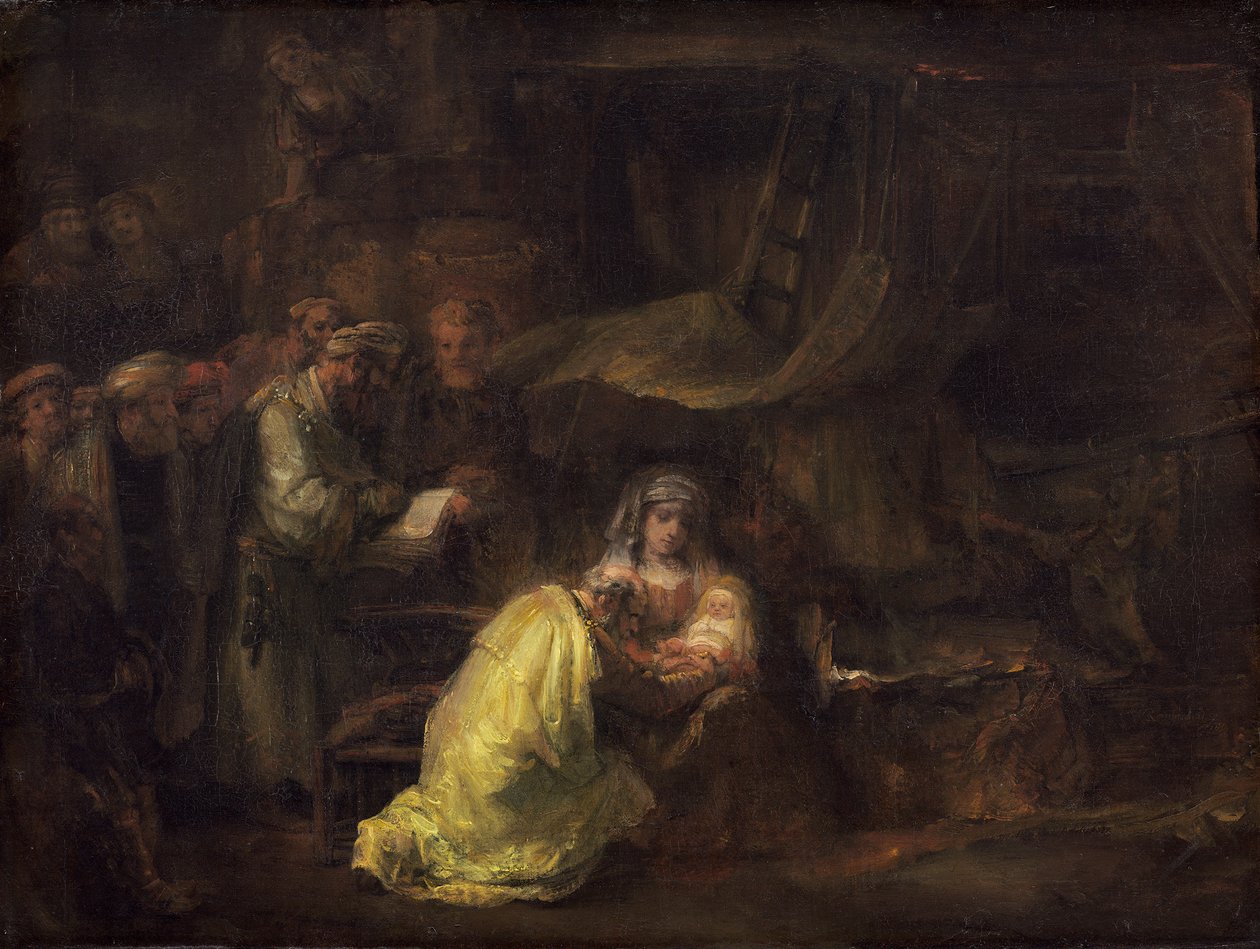 Obřízka, 1661 od Rembrandt van Rijn