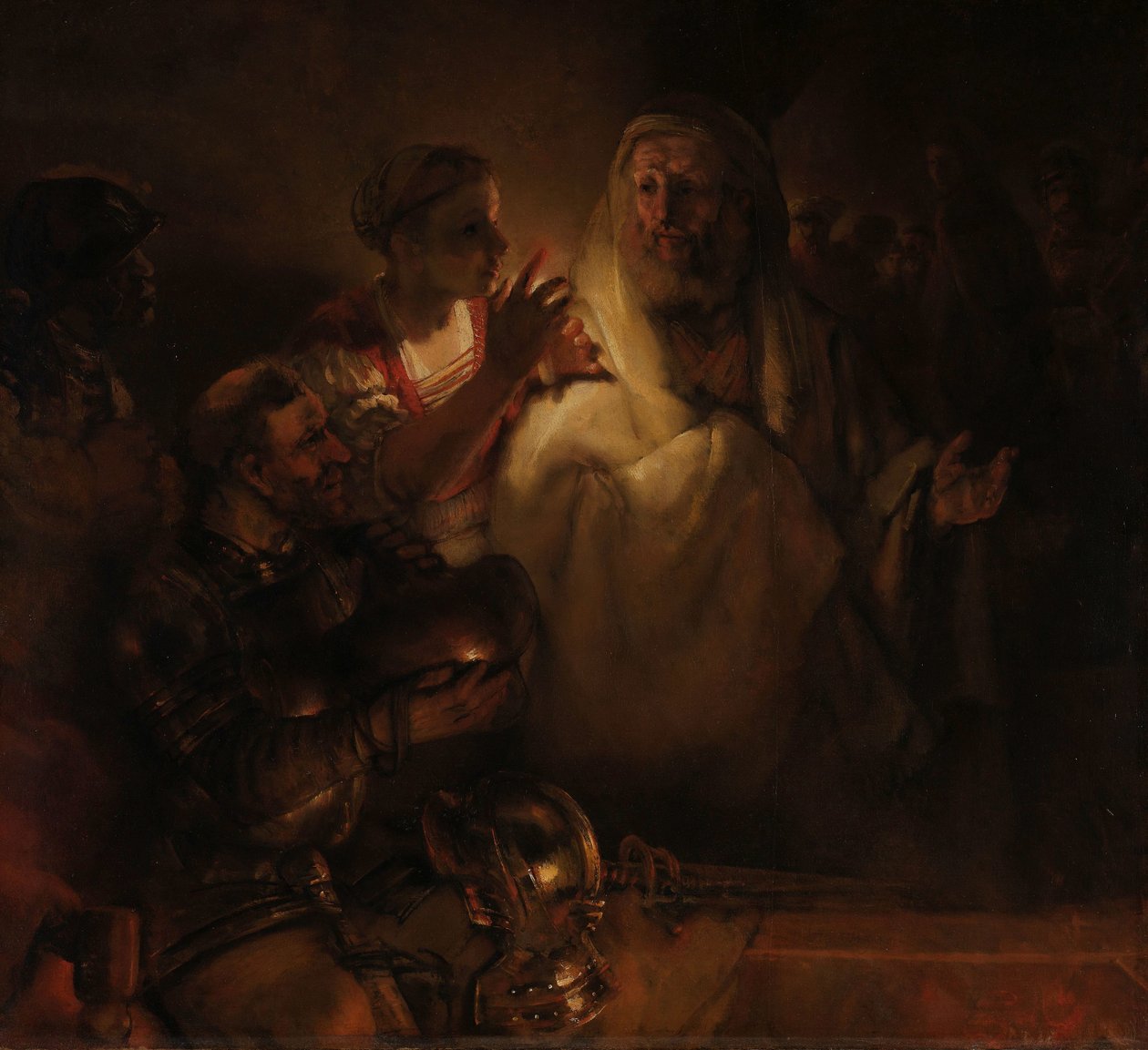 Popírání svatého Petra od Rembrandt van Rijn
