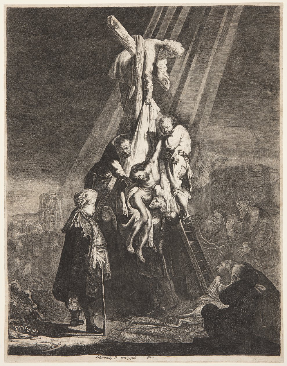 Sestup z kříže od Rembrandt van Rijn