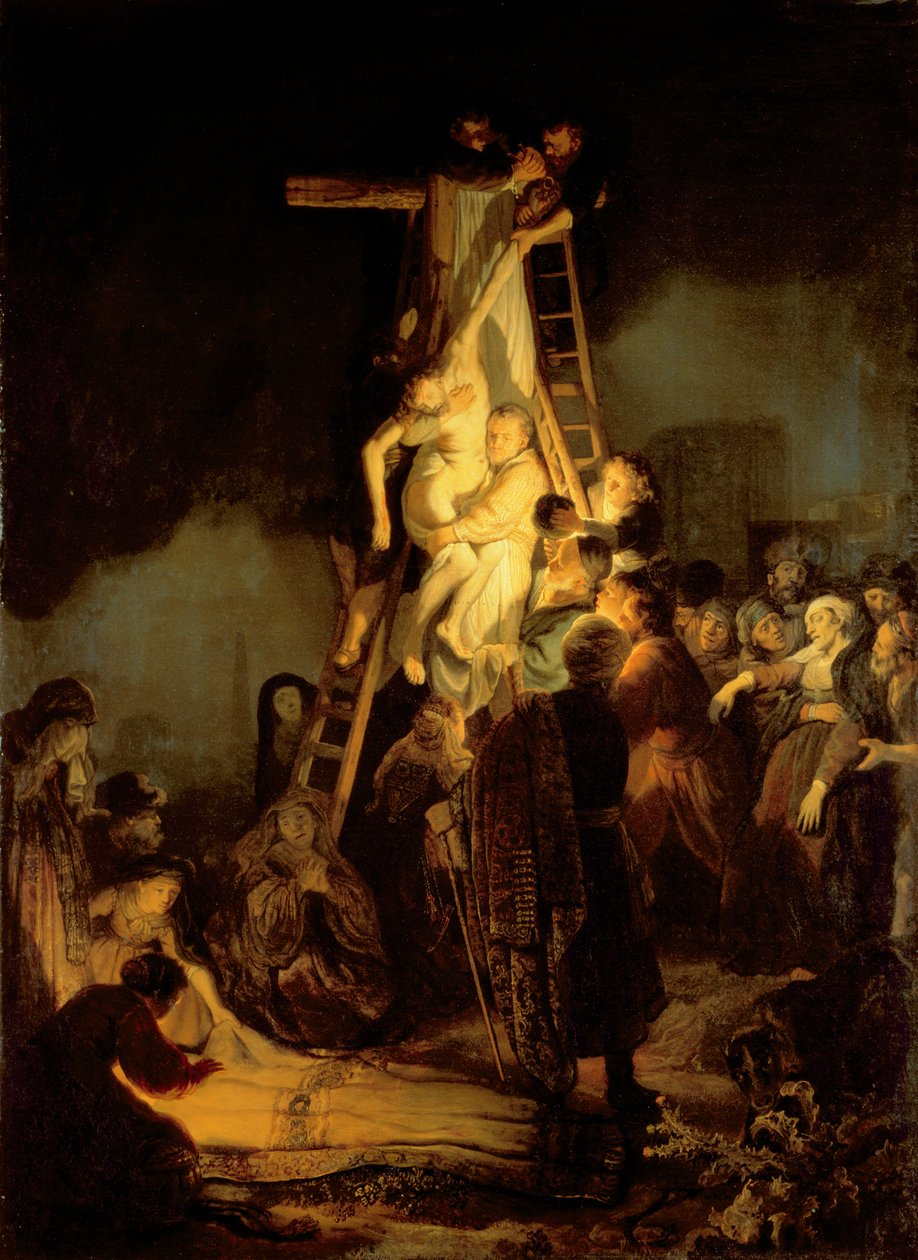 Sestup z kříže, 1634 od Rembrandt van Rijn